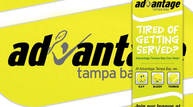 Advantage Tampa Bay Tennis Retractable Banner