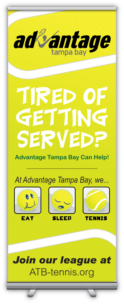 Advantage Tampa Bay Retractable Banner Design