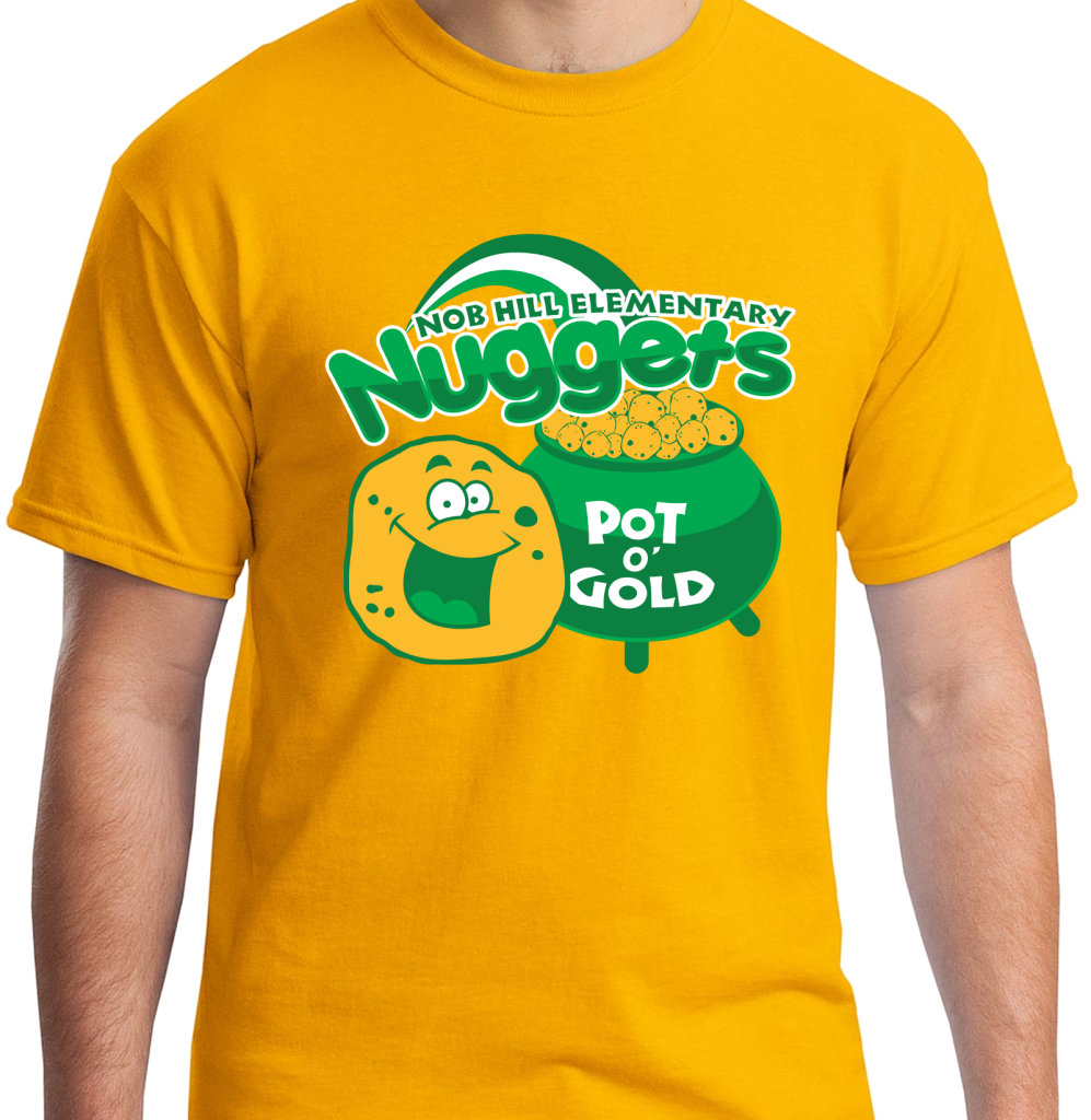 Nob Hill Elementary Nuggets Shirts